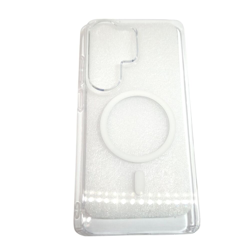 Clear Magnetic Phone Case for Samsung Galaxy S26 Ultra Wireless Charge